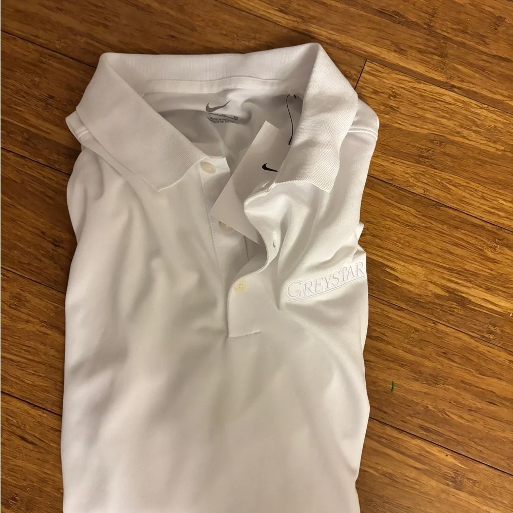 Nike White Men's xl golf Polo Shirt new